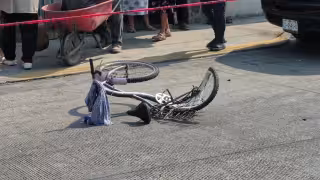 Muere ciclista tras ser atropellada por camión en Ciudad del Carmen