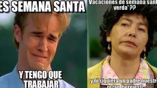 Mientras algunos expresan con memes su felicidad por las vacaciones, otros los usan para mostrar su tristeza por no tener días de descanso