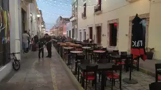 Algunos asisten al centro de la ciudad para ver el partido