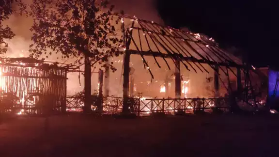 El fuego consumió parte del restaurante Zamná de Izamal
