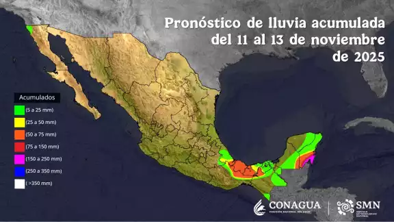 Las precipitaciones terminarán este viernes de noviembre