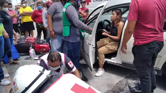 La conductora señaló que se haría cargo de los gastos médicos a través de su seguro
