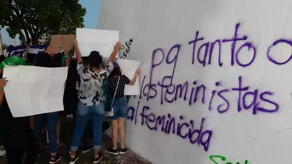 Red feminista protesta Red feminista protesta