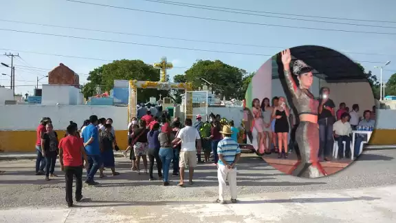 Más de cien personas se reunieron en el último adiós de Vianey, quien era muy conocida en Sabancuy