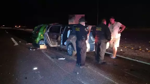 El reporte del accidente fue dado a conocer a las 21:00 horas de este sábado El reporte del accidente fue dado a conocer a las 21:00 horas de este sábado