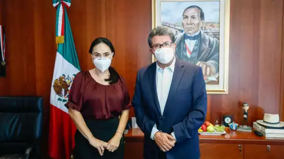 Nancy Sánchez Arredondo y Ricardo Monreal (@RicardoMonrealA) Nancy Sánchez Arredondo y Ricardo Monreal (@RicardoMonrealA)
