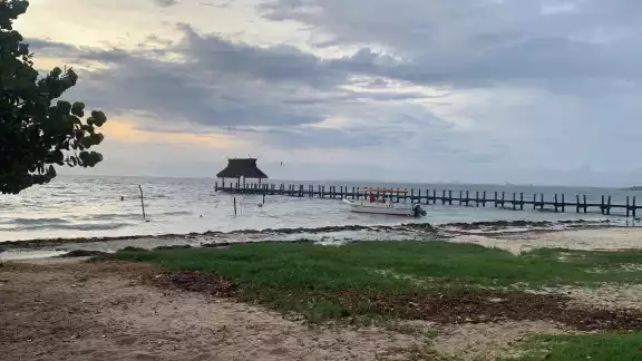 Se estima que el fenómeno impactará en Cozumel entre las 19:00 y las 20:00 horas de este 26 de octubre. Foto: Por Esto! Se estima que el fenómeno impactará en Cozumel entre las 19:00 y las 20:00 horas de este 26 de octubre. Foto: Por Esto!
