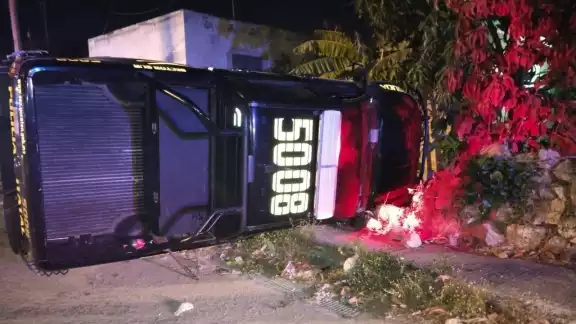 Paramédicos de la SSP atendieron a los oficiales lesionados