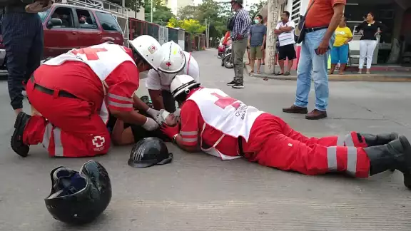 La mujer tuvo que ser atendida La mujer tuvo que ser atendida