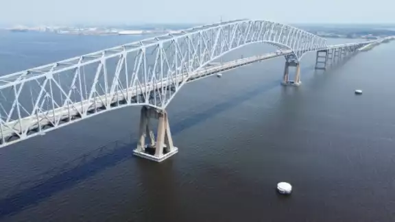 El Keybridge es considerado como un puente emblemático en Baltimore El Keybridge es considerado como un puente emblemático en Baltimore