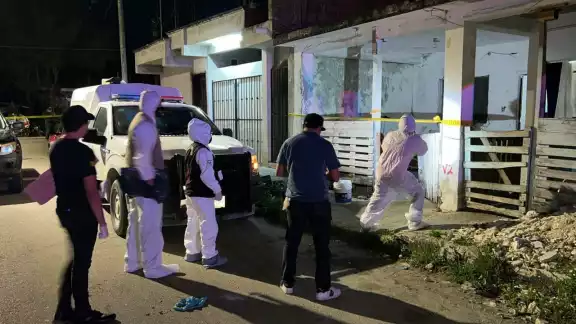 Los restos óseos fueron hallados dentro de un recipiente en la colonia San Miguel de Cozumel Los restos óseos fueron hallados dentro de un recipiente en la colonia San Miguel de Cozumel
