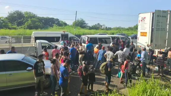 Los 172 migrantes quedaron a cargo del INM en Veracruz Los 172 migrantes quedaron a cargo del INM en Veracruz