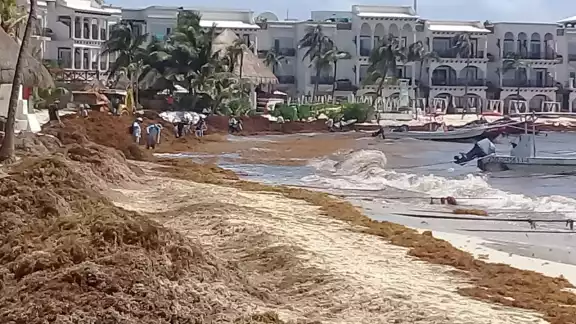 Secretaría de Marina aseguró que hay corrientes de mar que están haciendo que el mar y la arena se muevan Secretaría de Marina aseguró que hay corrientes de mar que están haciendo que el mar y la arena se muevan
