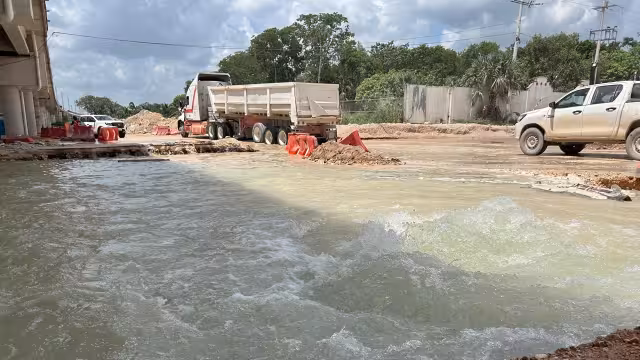 Empresa ICA deja sin agua potable a familias en Playa del Carmen