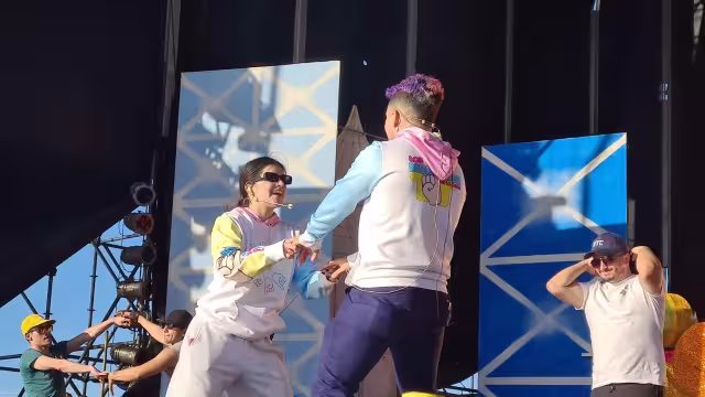 Rossi y Luigi son cantantes venezolanos de música infantil