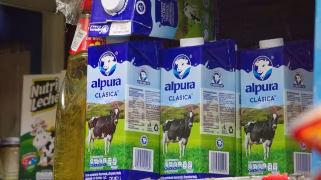 Algunas marcas venden lácteos que no son lo que dicen ser, con leyendas que aseguran que son leche de vaca