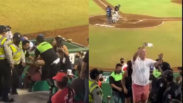 El hombre salió del estadio entre abucheos