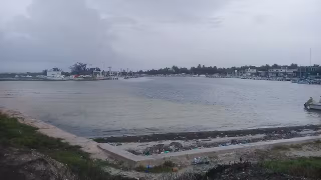 La entrada de una masa de aire gélida paraliza la actividad pesquera y provoca estragos en puertos