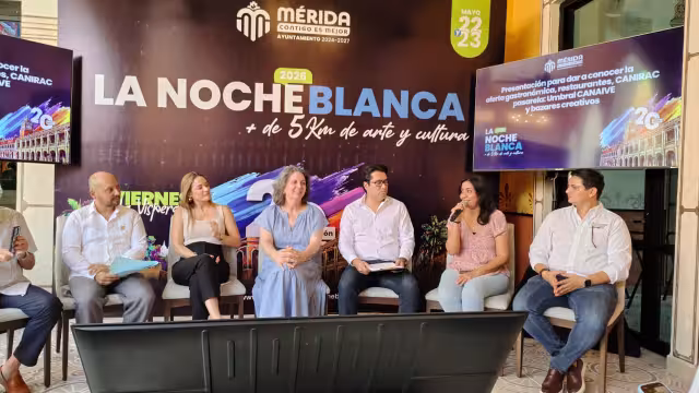 Habrá diversas actividades en la Noche Blanca de Mérida 2026