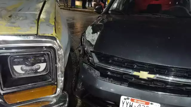 Accidente vial en Volcanes provoca congestionamiento pero no deja lesionados