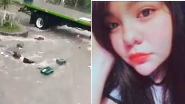 La joven de 19 años fue arrastrada por la corriente tras caer de una motocicleta