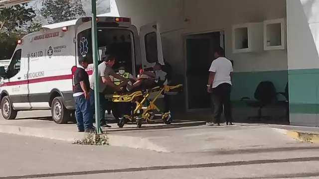 El ciclista fue traslado de emergencia al hospital IMSS-Bienestar de la ciudad.