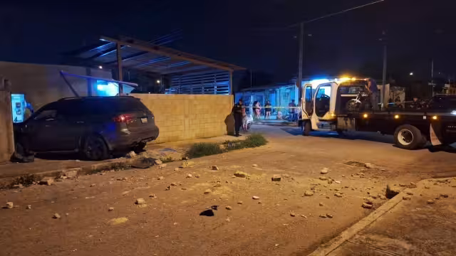 Discusión vecinal  terminó  en un ataque con piedras.