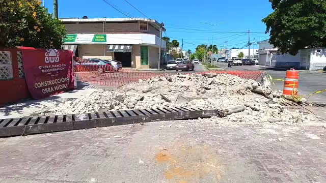 Vecinos de Chetumal reclaman obras de drenaje sin terminar en plena temporada de lluvias
