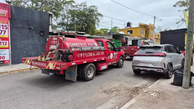 El incidente ocurrió en la colonia Santa Margarita, en la calle 51 esquina con 38.