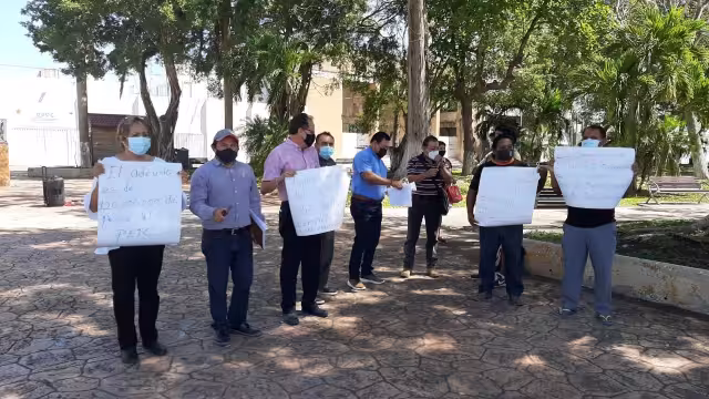 Los docentes se manifestaron este día