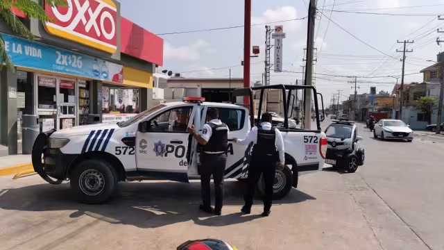 Policías acudieron pensando que se trataba de un robo a mano armada