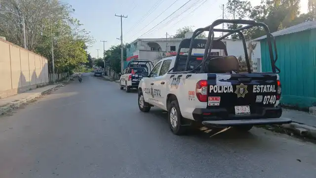 Autoridades acudieron al sitio tras el reporte por detonaciones de arma de fuego