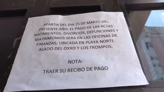 SEAFI analiza reinstalar caja de cobro en Oficialía 14 del Registro Civil