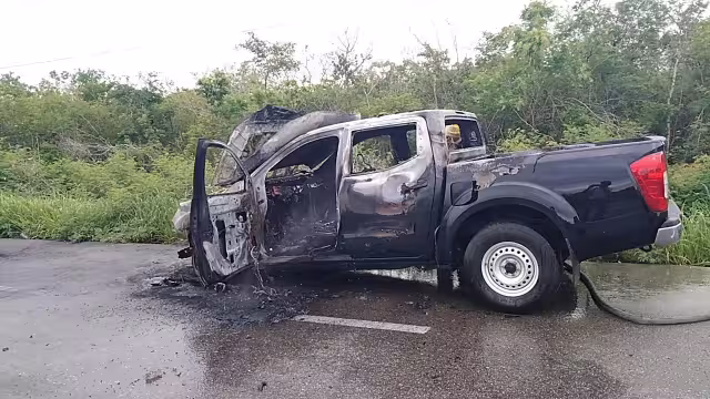 El conductor logró mantenerse a salvo