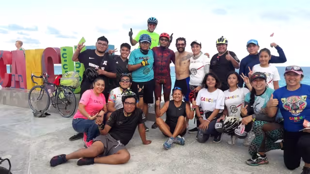 Los ciclistas acumularon 5 mil 530 kilómetros de punta a punta. Foto: Rodolfo Flores