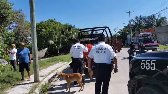 Los tres hombres fueron trasladados a la Vicefiscalía General de Carmen