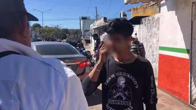 Luego de robar una pantalla, un ladrón estuvo a punto de ser linchado en Campeche