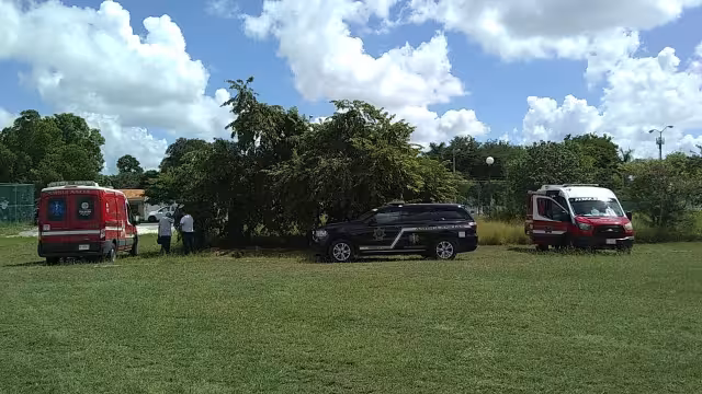 En la inalámbrica ya se encontraban ambulancias para recibir al paciente