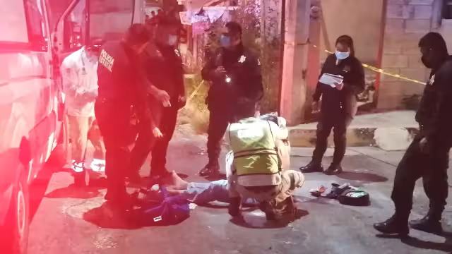 El hombre fue trasladado al hospital para su recuperación