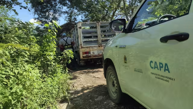El servicio de agua potable en Xpichil se reanudó luego de ocho días