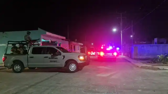 Efectivos de la Marina, Guardia Nacional, Policía Estatal y FGE participaron en el operativo.