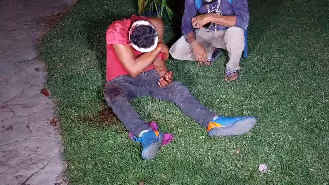 El presunto ladrón quedó malherido de la cabeza