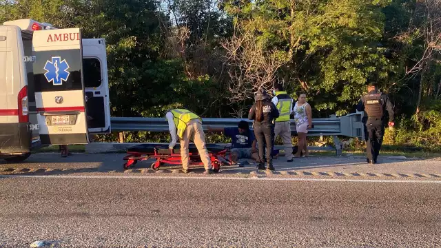Elementos de la Policía Estatal atendieron el llamado de emergencia.