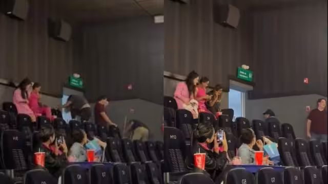 Rata se cuela en función de película Barbie