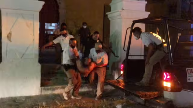 El hombre fue trasladado a un hospital psiquiátrico