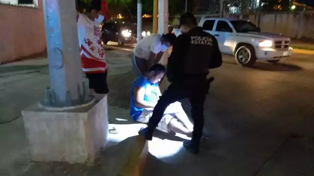 Los involucrados llegaron a un acuerdo, y no fue necesario trasladarlo a un hospital. Foto: Ricardo Jiménez