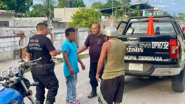 Los agentes lo trasladaron al cuartel Morelos a petición del afectado