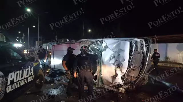 El detenido se encuentra a disposición del Fiscal del Ministerio Público por el delito de lesiones y daños