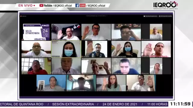 Los miembros del consejo sesionaron de manera virtual