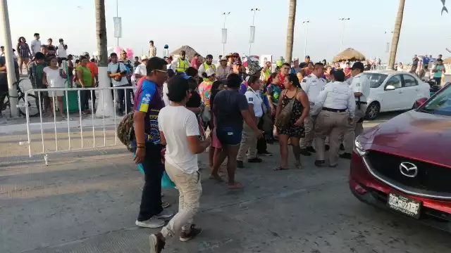 La pelea fue protagonizada por las personas que apoyaban a los atletas